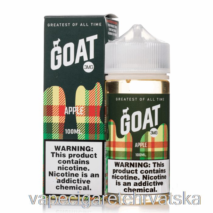 Vape Cigarete Jabuka - Kozja E-tekućina - 100ml 6mg